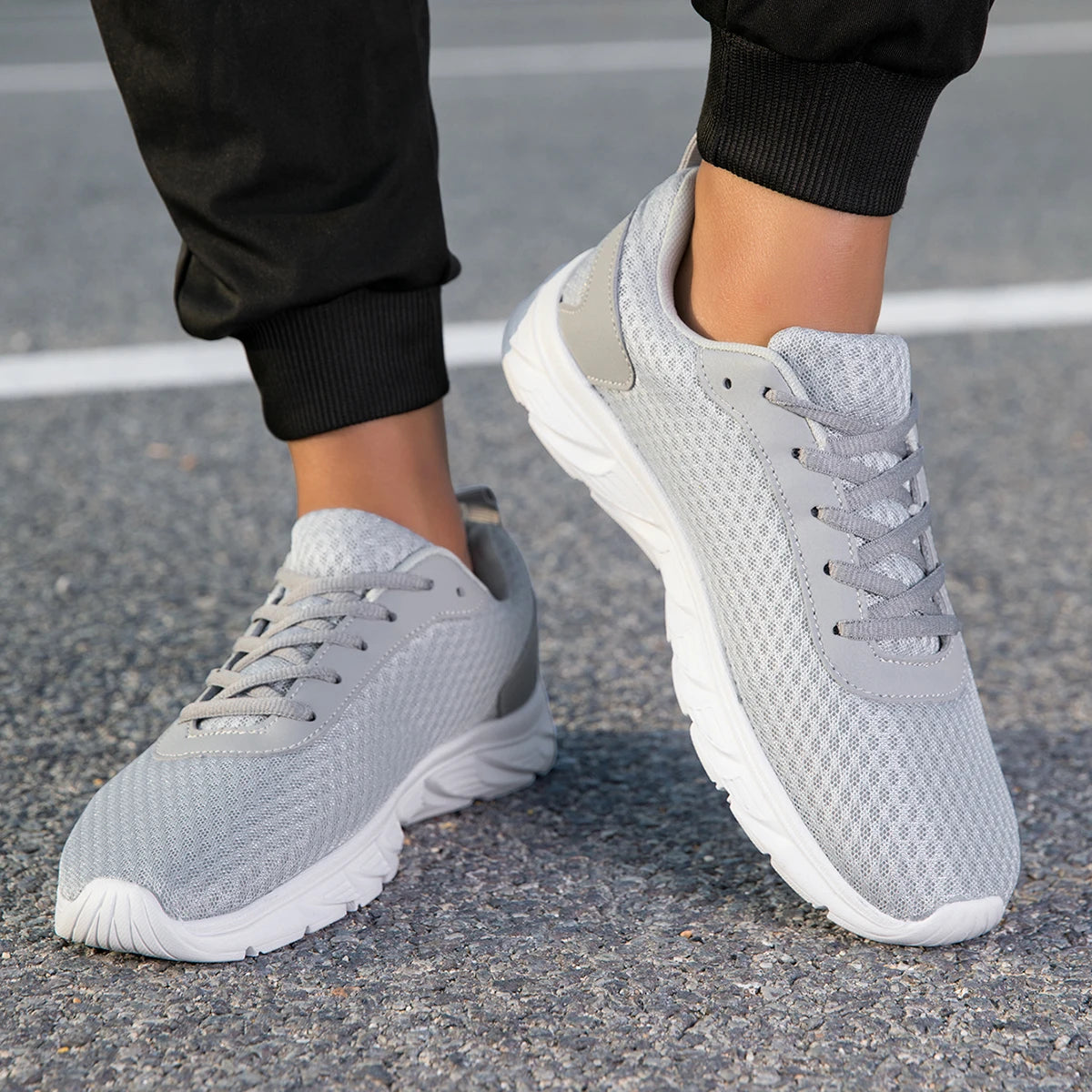 Men's Mesh Athletic Sneakers | Lightweight Non-Slip Training Shoes