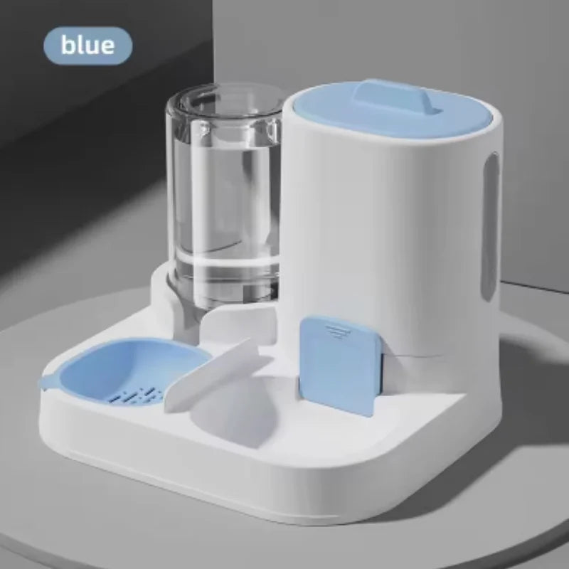 2-in-1 Pet Water & Food Dispenser Bowl | Cat & Dog Feeder
