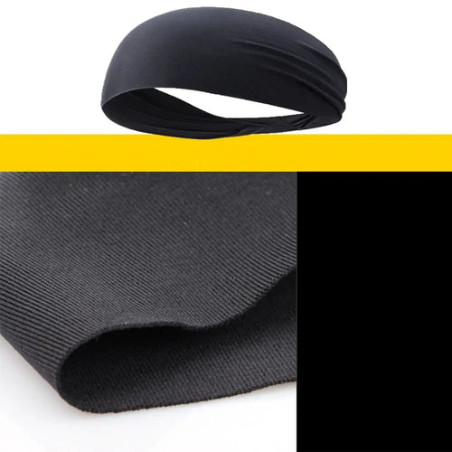 6 Color Men/Women Athletic  Sport Sweatband Running Hair Band Yoga Headband Fitness Bandage