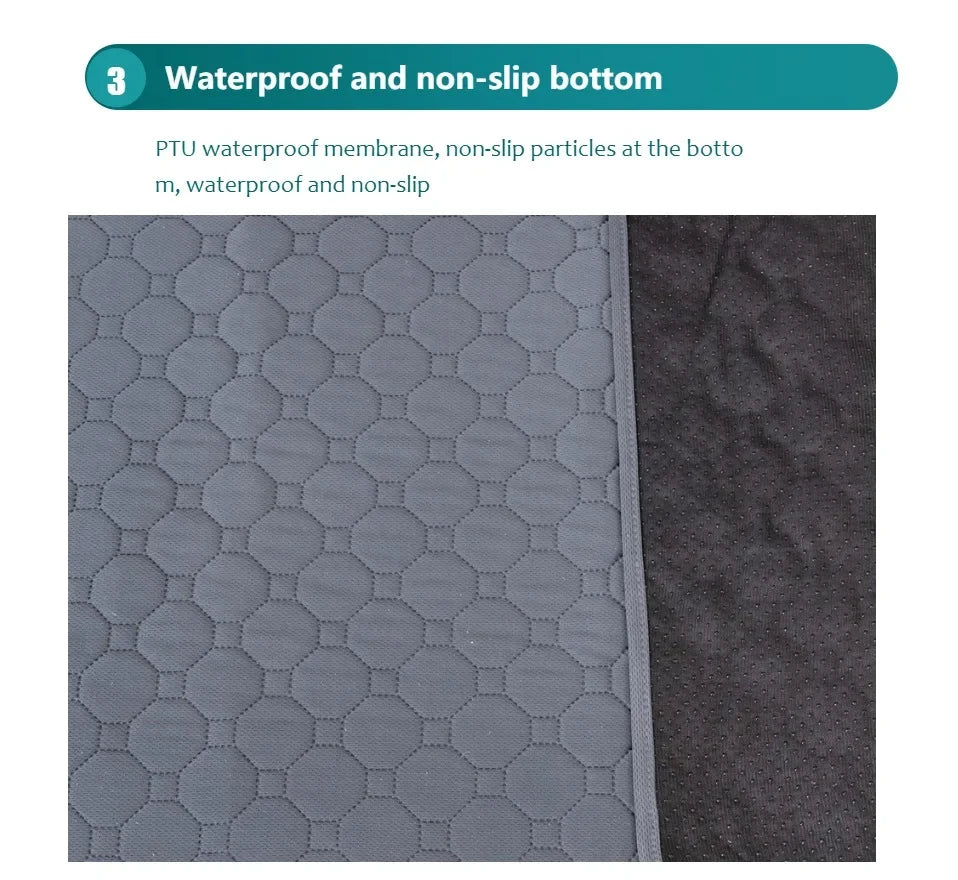 Reusable Dog Pee Pad | Washable Waterproof Absorbent Training Mat for Pets