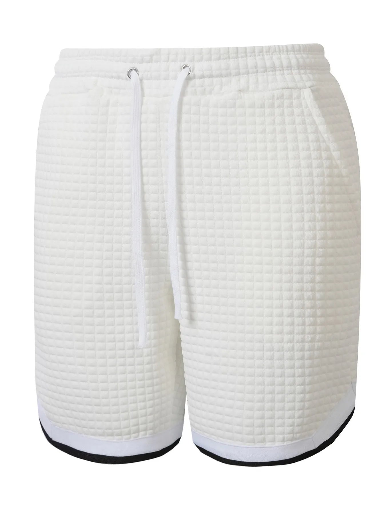 Men's Waffle Weave Athletic Shorts – Breathable Casual Fit