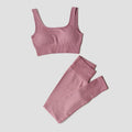 Women's Seamless Yoga Set | High-Waist Leggings & Padded Sports Bra