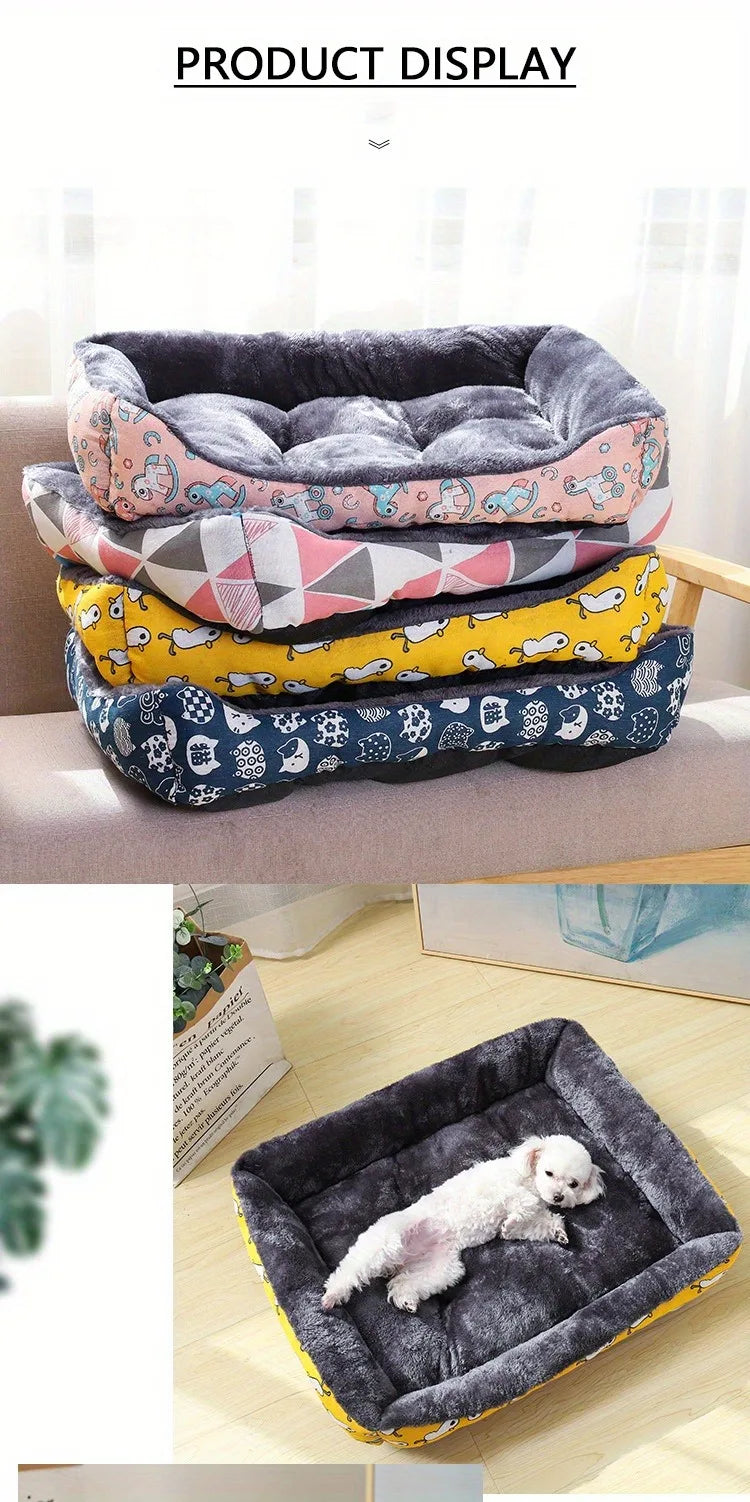 Dog Winter Sofa Bed | Cozy Bolster Bed for Small, Medium & Large Dogs