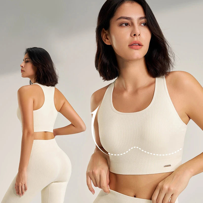Women's 2-Piece Yoga Set | High-Waist Leggings & Sports Bra