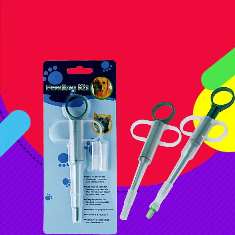 Pet Feeding Syringe | Safe Medicine Dispenser for Cats & Dogs