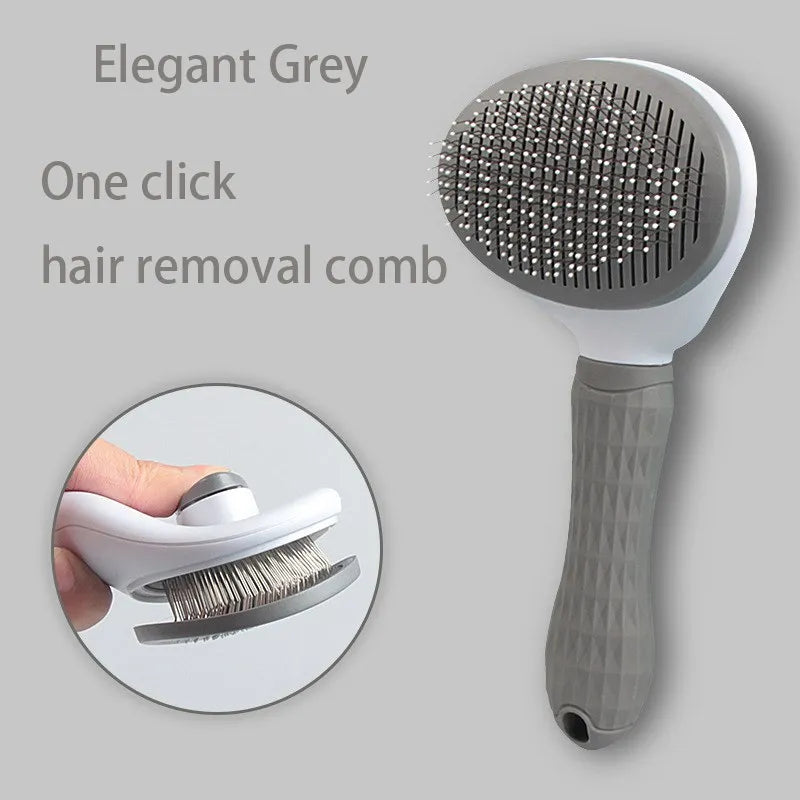 Pet Grooming Slicker Brush | Hair Remover & Deshedding Comb for Dogs & Cats