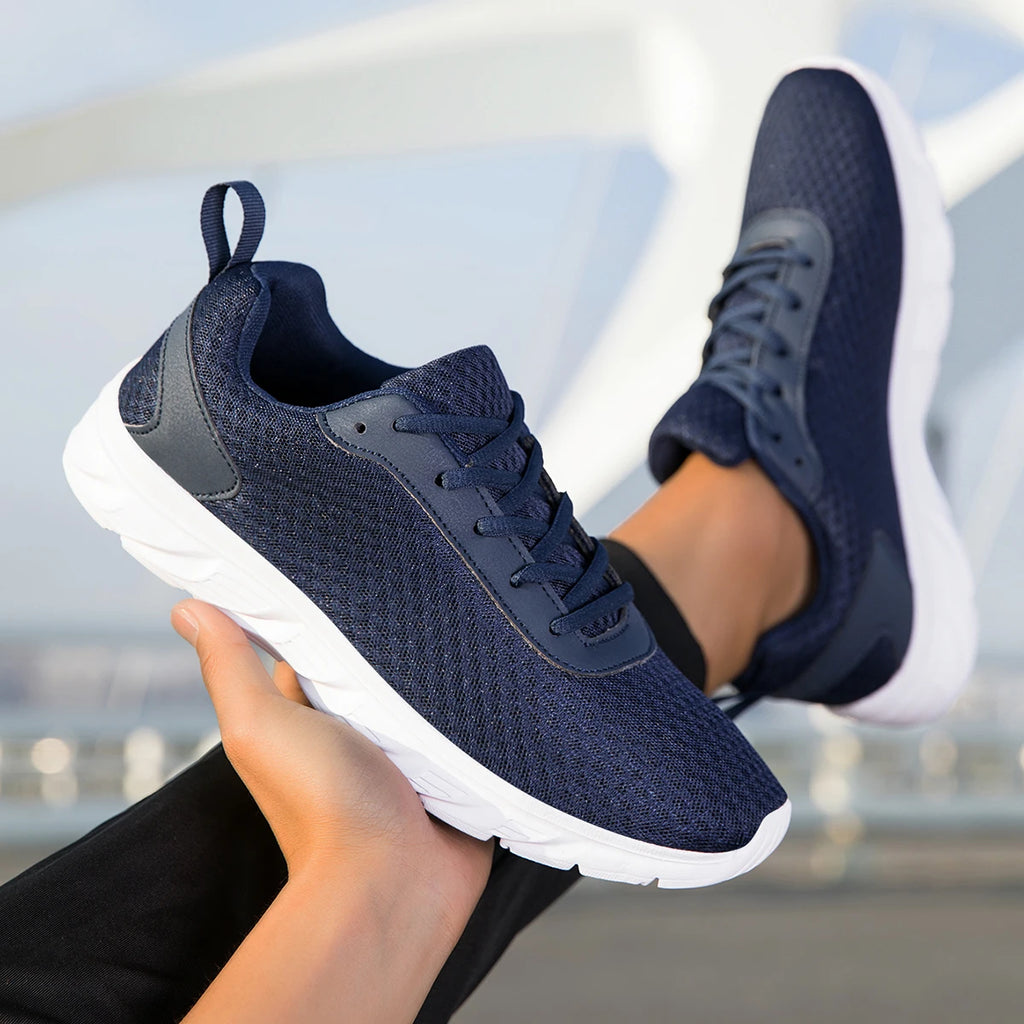 Men's Mesh Athletic Sneakers | Lightweight Non-Slip Training Shoes