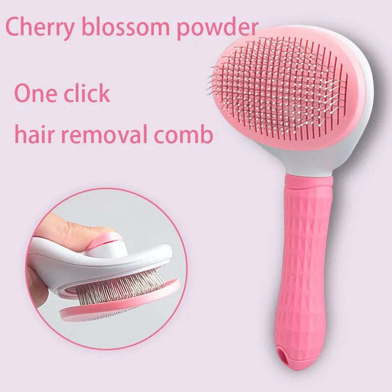 Pet Grooming Slicker Brush | Hair Remover & Deshedding Comb for Dogs & Cats