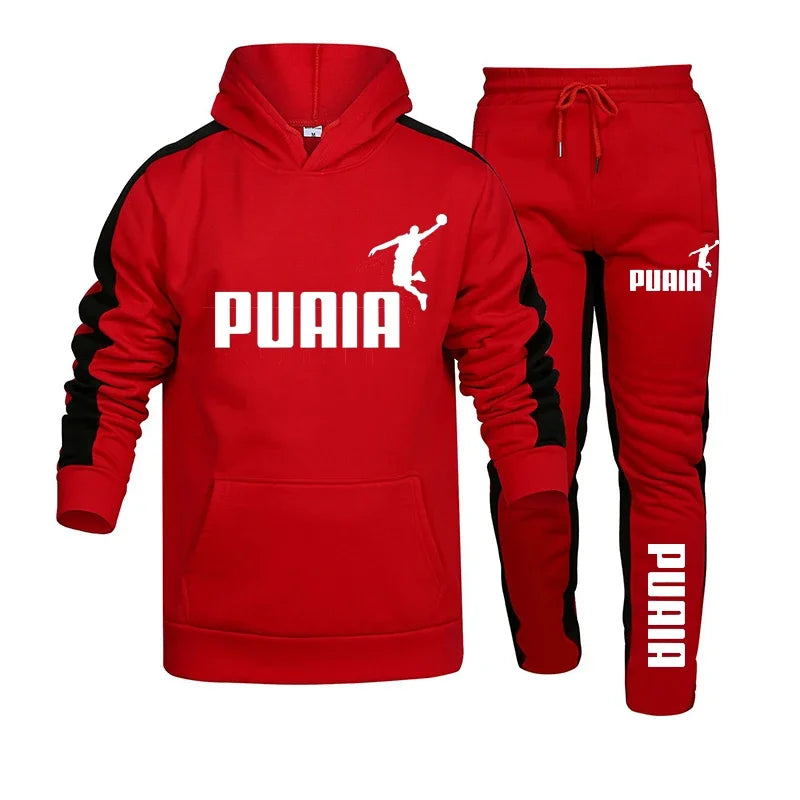 Men's Hoodie & Sweatpants Set | Casual Athletic Tracksuit