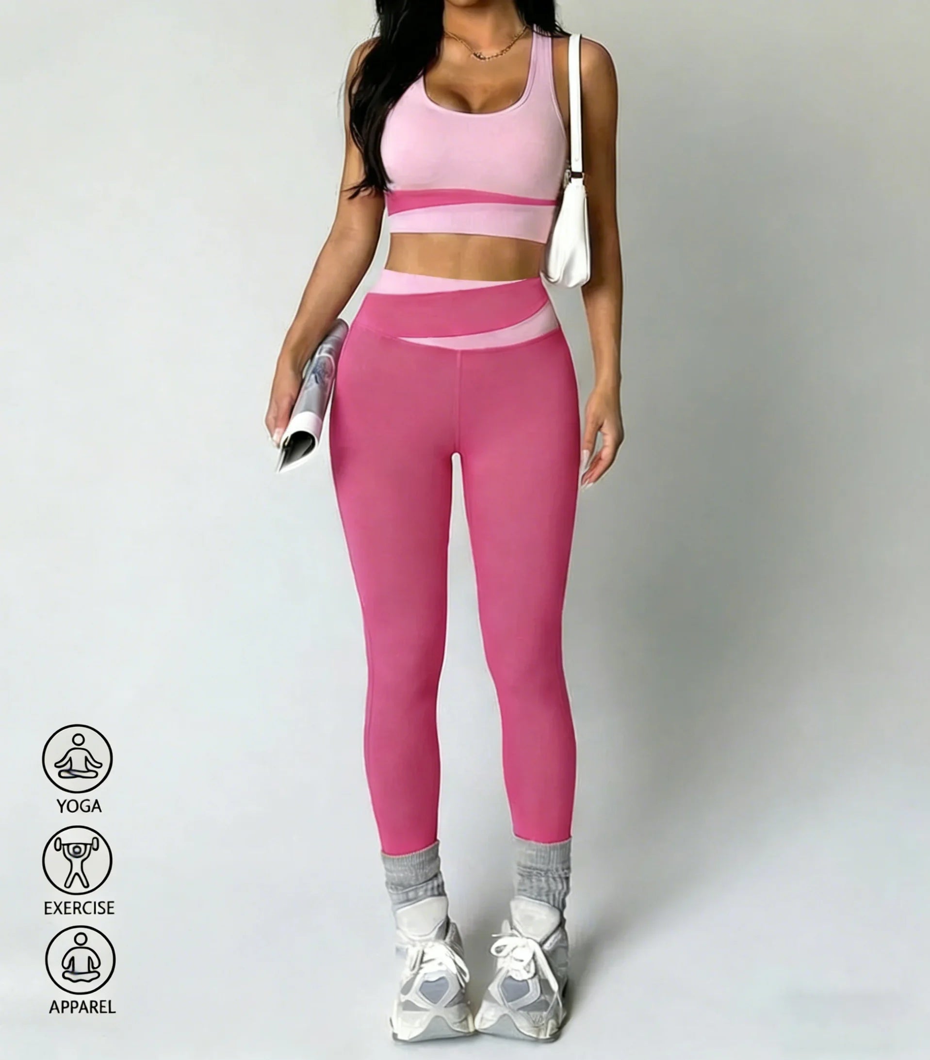 Women's Yoga Set | Sexy Sports Bra & High-Waist Leggings Workout Outfit