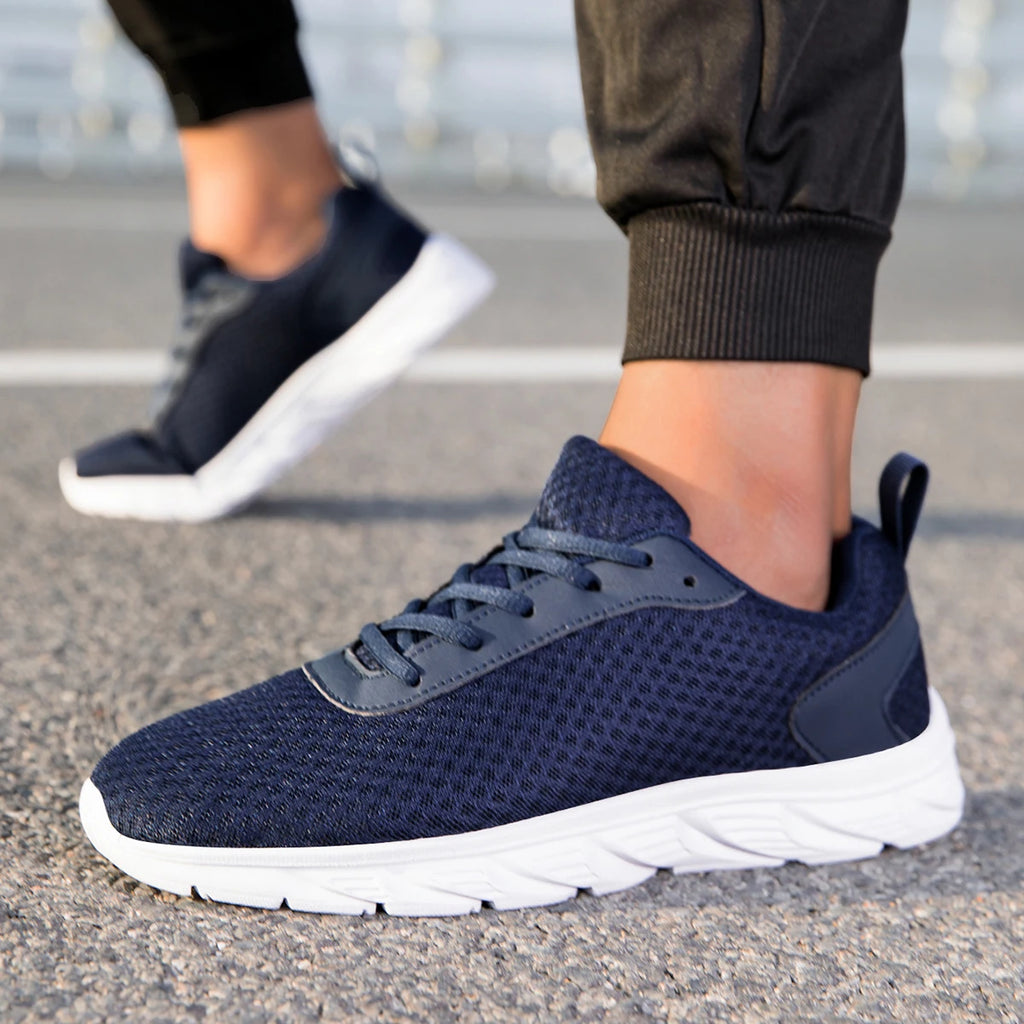 Men's Mesh Athletic Sneakers | Lightweight Non-Slip Training Shoes