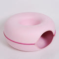Donut Cat Tunnel Bed | Interactive Felt Play House & Cozy Cat Cave