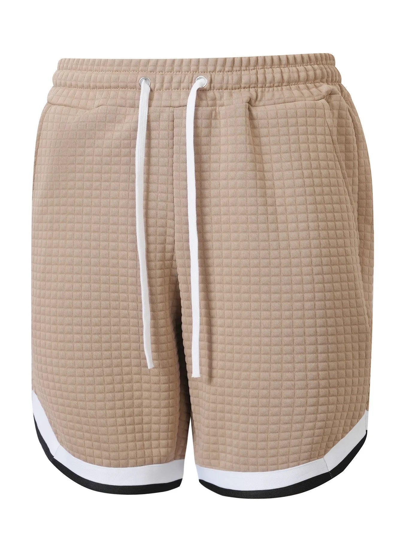 Men's Waffle Weave Athletic Shorts – Breathable Casual Fit