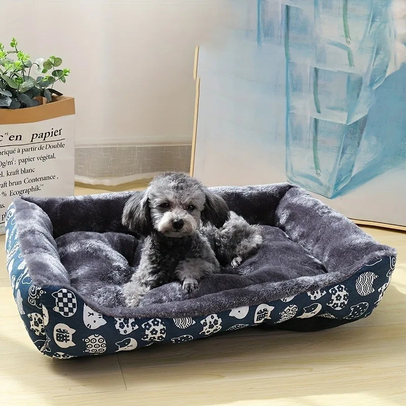 Dog Winter Sofa Bed | Cozy Bolster Bed for Small, Medium & Large Dogs