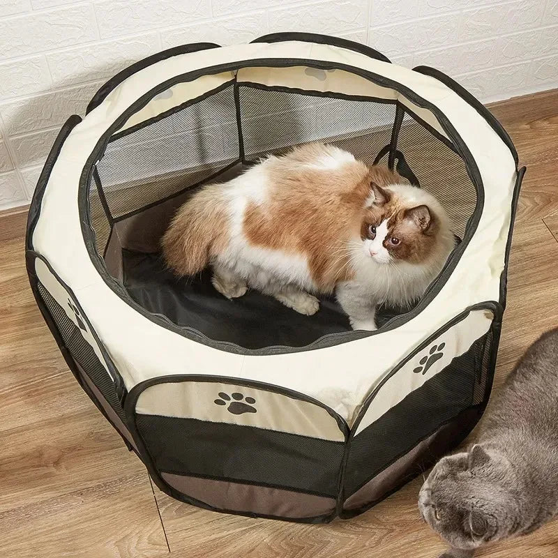 Cozy Pet Bed Basket | Soft Cushion House for Cats & Dogs