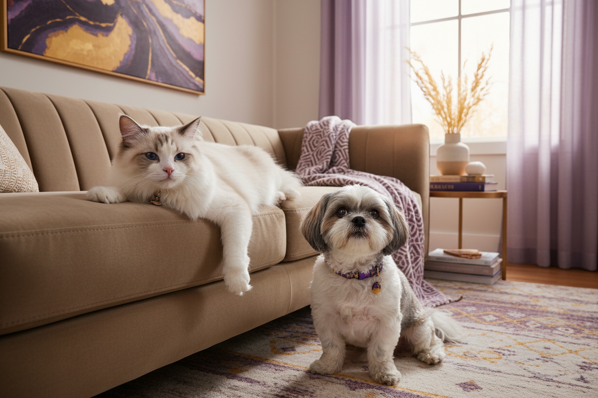 Harley's Haven - Ragdoll & White Grey Shih Tzu